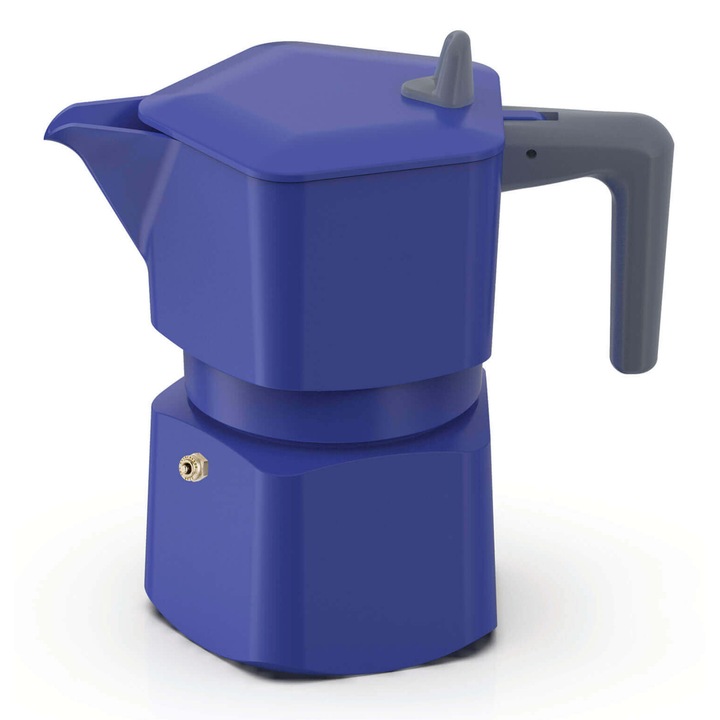 Kávéfőző tűzhelyre Pezzetti PENTAEXPRESS, alumínium, 3 csésze, 26x16.3x39cm, gránátvörös.