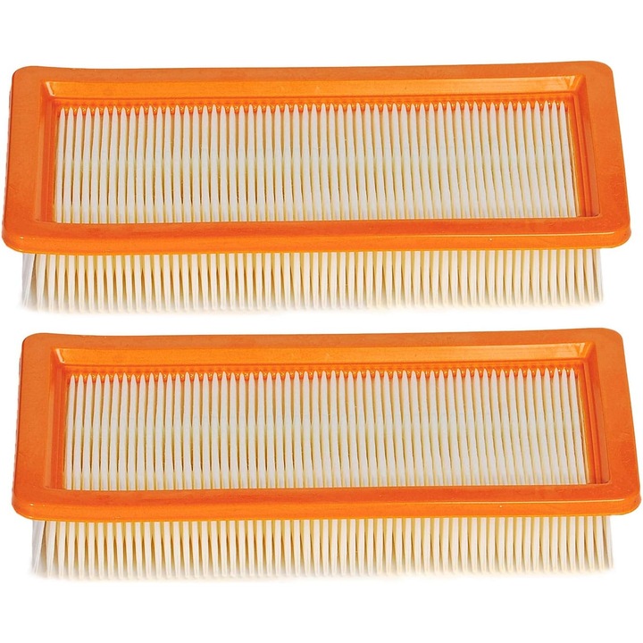 Filtru de aer de schimb pentru aspiratoare Karcher DS5500, DS5600, DS5800, DS6000, set 2 bucati, 19,2x9,7x3,3cm