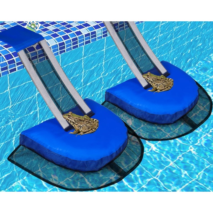 Evakuációs rámpa vízi állatoknak, medencevédelem, készlet 2 medencéhez