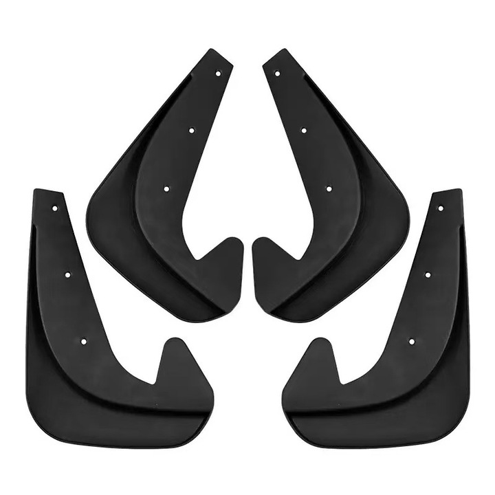 Set 4 aparatori de noroi pentru masina, fenderi, accesorii pentru roti, flexibil, rezistent la rupere, multicolor