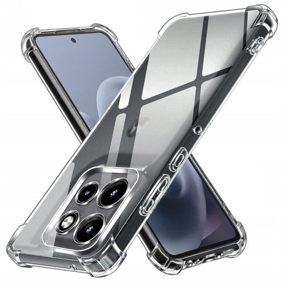 Husa pentru Motorola Moto G86 Power - Techsuit Shockproof Clear Silicone - Clear