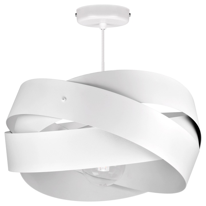 Лампа SZPAK Avia 2940/Z-B-1, модерен дизайн, метал, 42x42см, бял, 1xE27