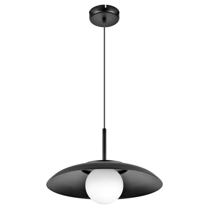 Полилей SZPAK Galileo, черен, 1xE27, размери 41x41см, регулируема височина 35-105см