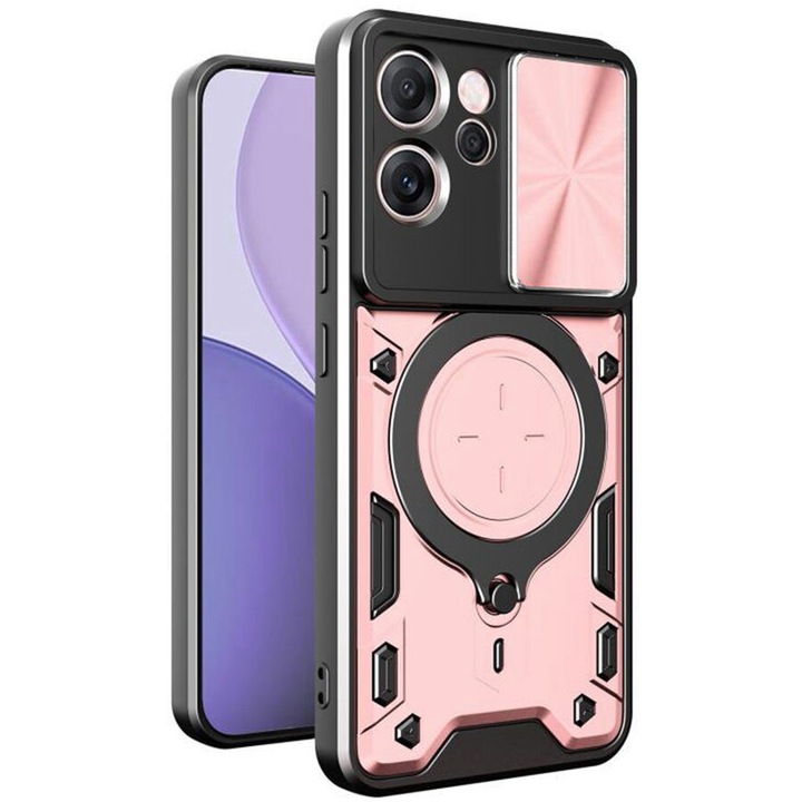 Husa pentru Oppo Reno14 F / Reno14 FS 5G - Techsuit CamGuard Pro - Rose Gold