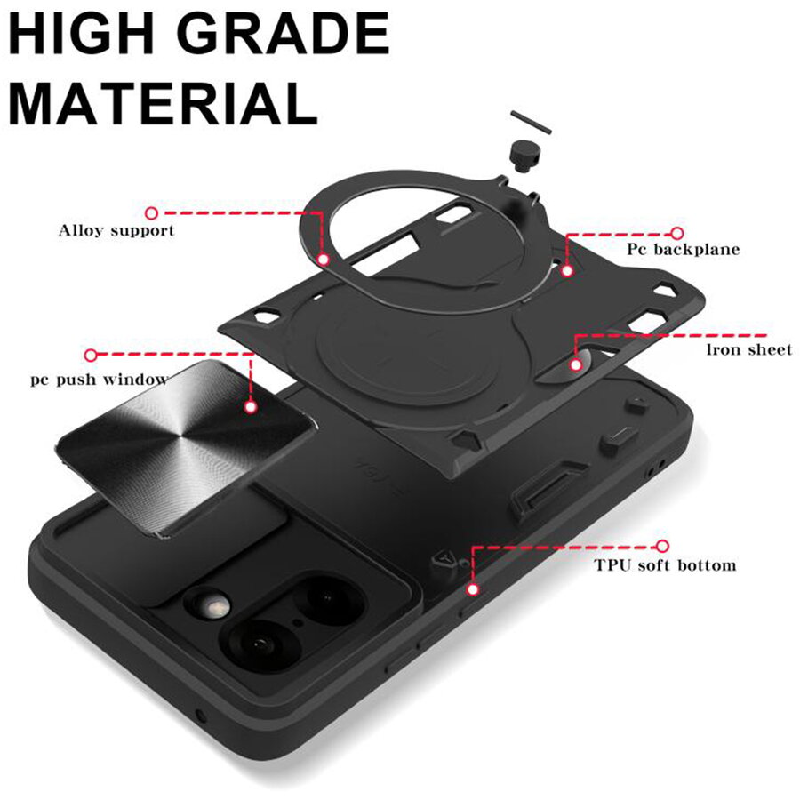 Husa pentru OnePlus Nord CE5 - Techsuit CamGuard Pro - Black