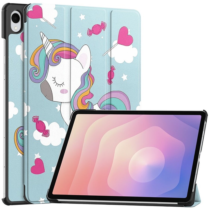 Husa pentru Samsung Galaxy Tab S11 - Techsuit FoldPro - Unicorn