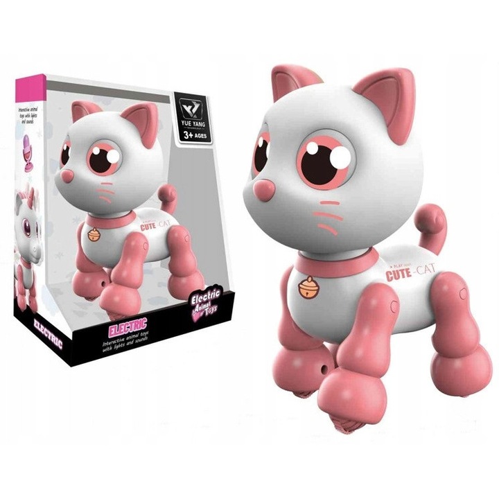 Set Robot Interactiv, NORIMPEX, 19,8x16,5x10cm, cu sunete si reactii la atingere