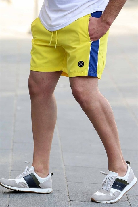 Férfi nadrág, Poliészter, Madmext, 287220, Sárga, M