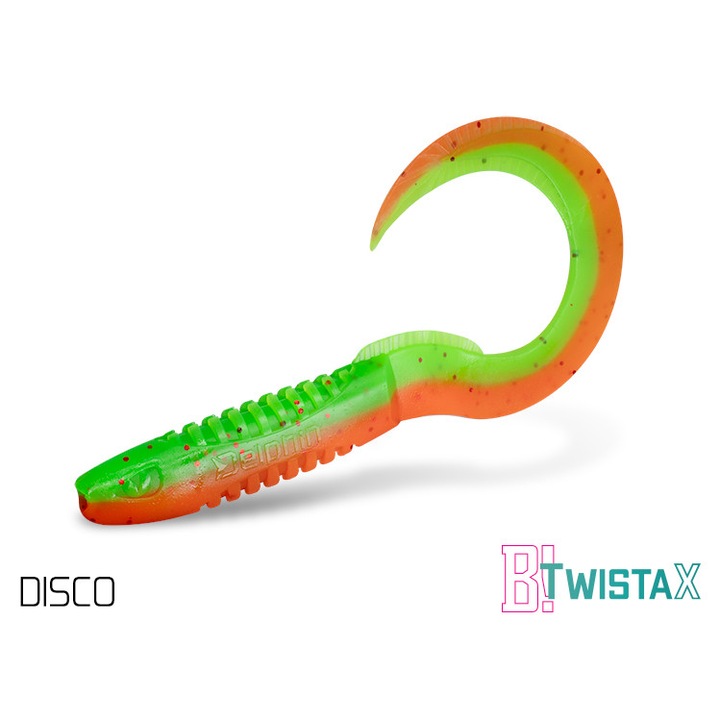 Naluci Twister Delphin TwistaX Eeltail UVs, комплект 5 броя, 1g, многоцветен