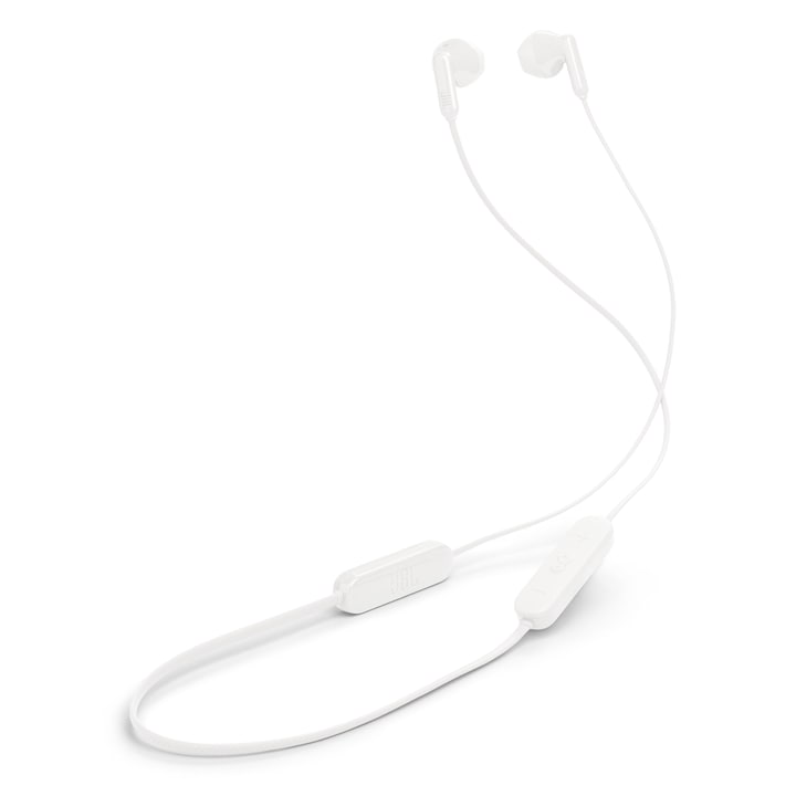 Слушалки JBL Tune 235BT, многоточкова връзка, Bluetooth 5.4, 25 часа автономност, бели