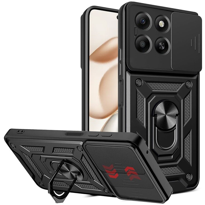 Husa pentru Honor 400 Smart / X7d 4G - Techsuit CamShield Series - Black