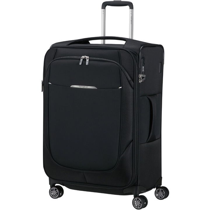 Troler spinner Samsonite, 67x24cm, expansiabil, negru