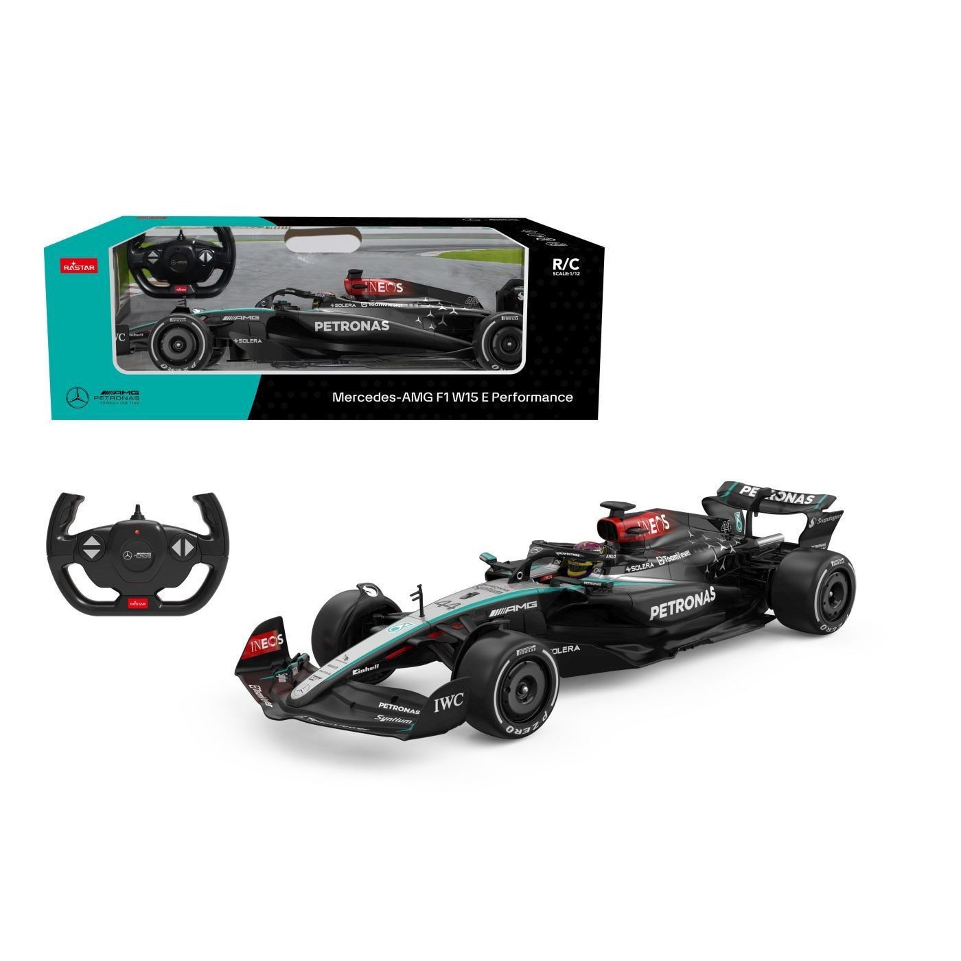 Masinuta Rastar RC - Mercedes AMG F1 W15 E Performance , 1:12