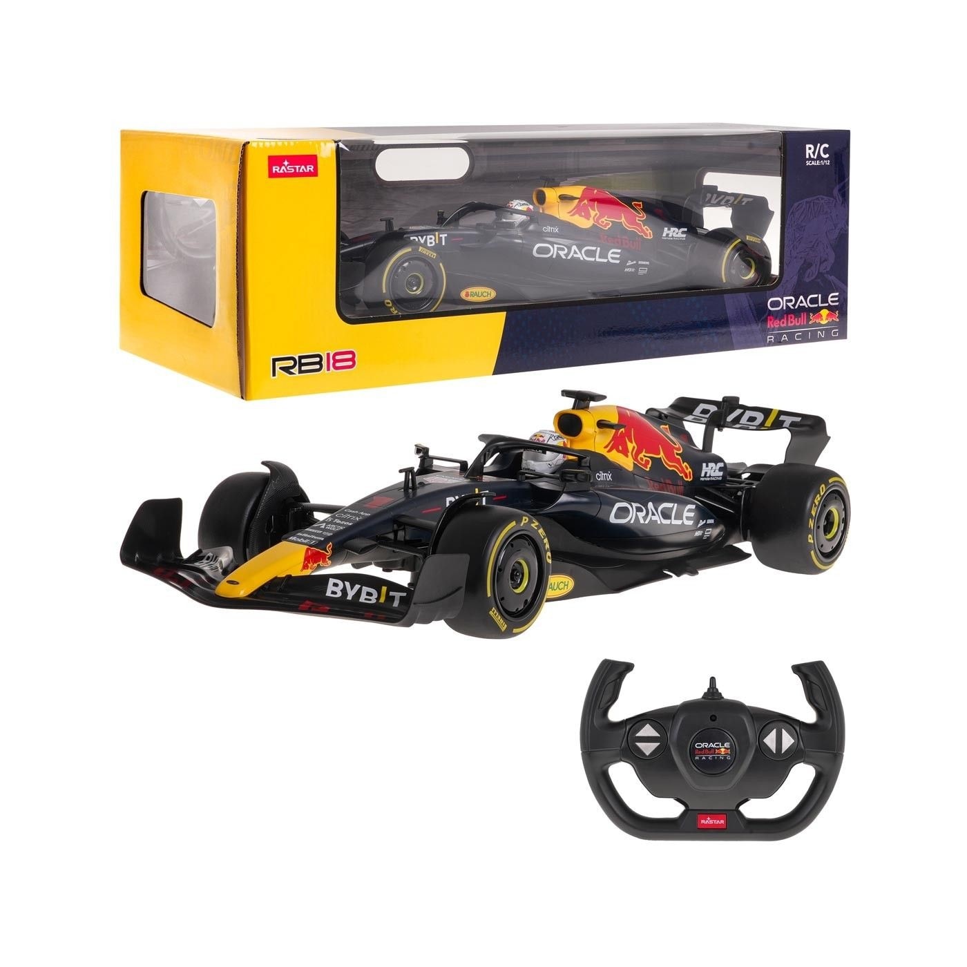 Masinuta Rastar RC - Oracle Red Bull F1 Racing RB 18, 1:12 - eMAG.ro