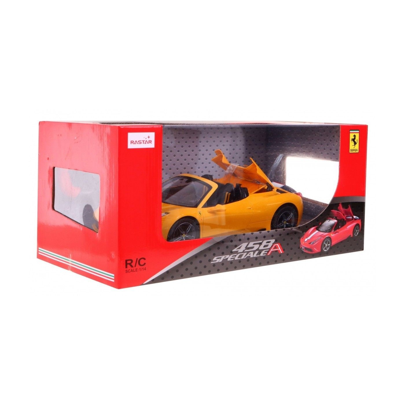 Masinuta Rastar RC - Ferrari 458 Speciale, galben , 1:14