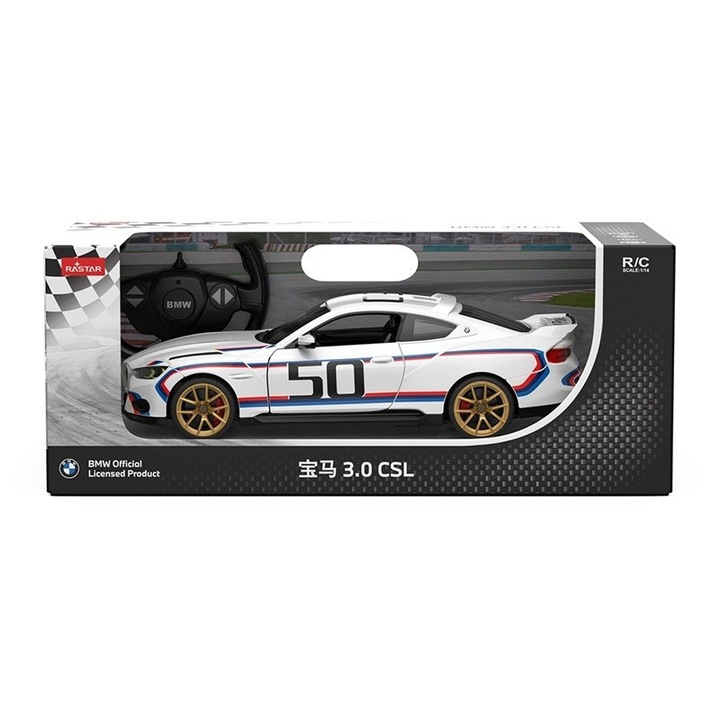 Masinuta Rastar RC - BMW 3.0 CSL, 1:14
