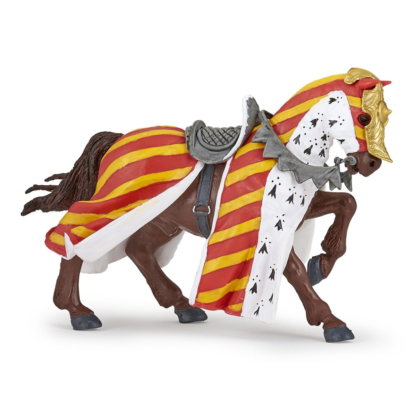 Figurina Papo - Personaje medievale, Cal in turnir