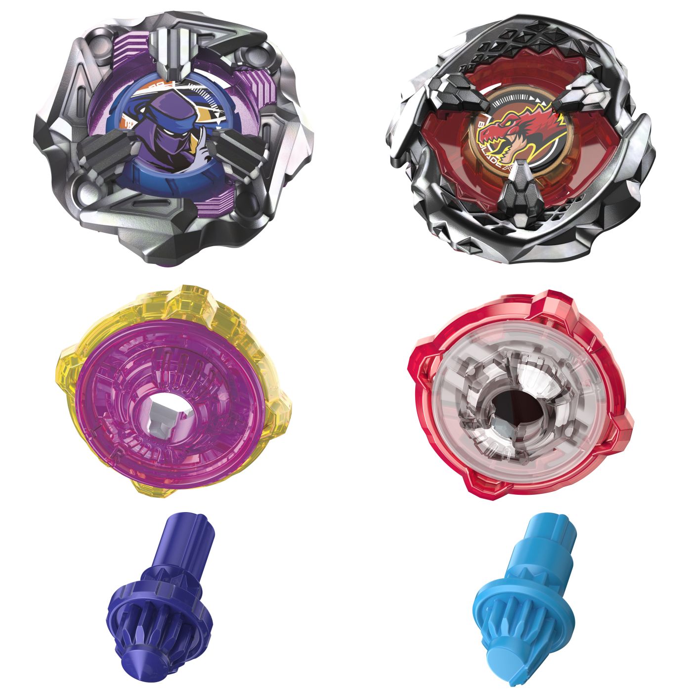 Set duo Beyblade X - Beat Tyranno 4-70Q si Knife Shinobi 4-80HN