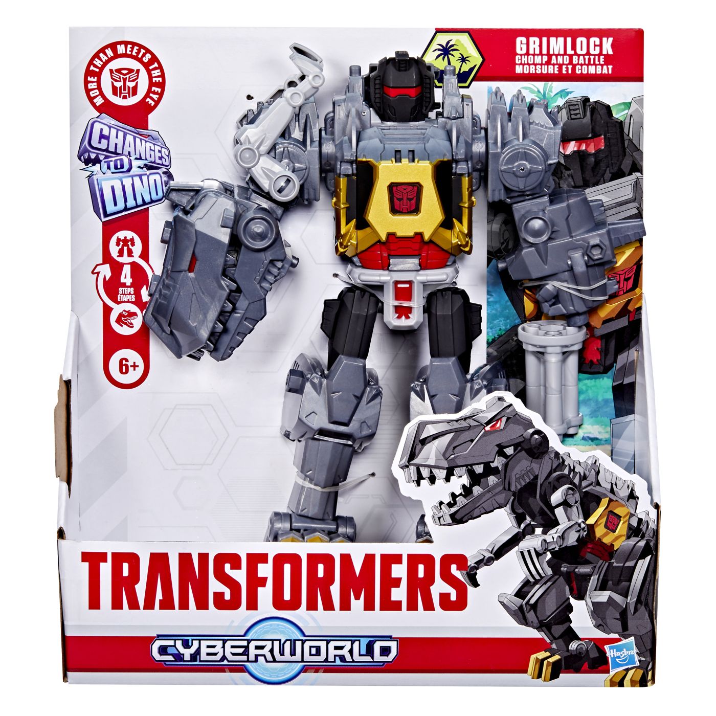 Figurina Transformers Cyberworld - Grimlock, 22 cm - eMAG.ro