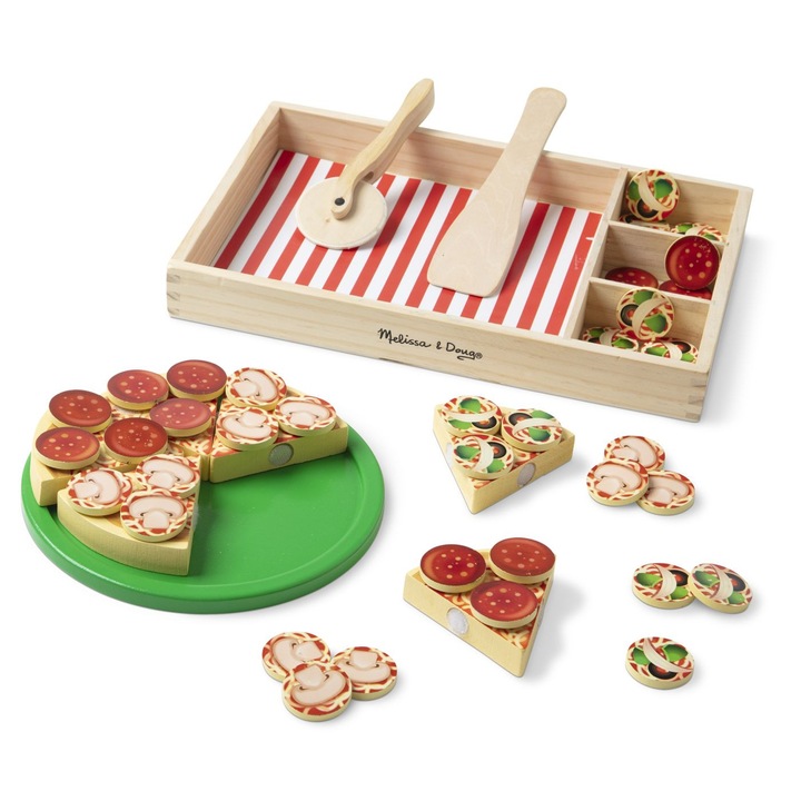 Melissa & Doug fa játékszett, Pizza party