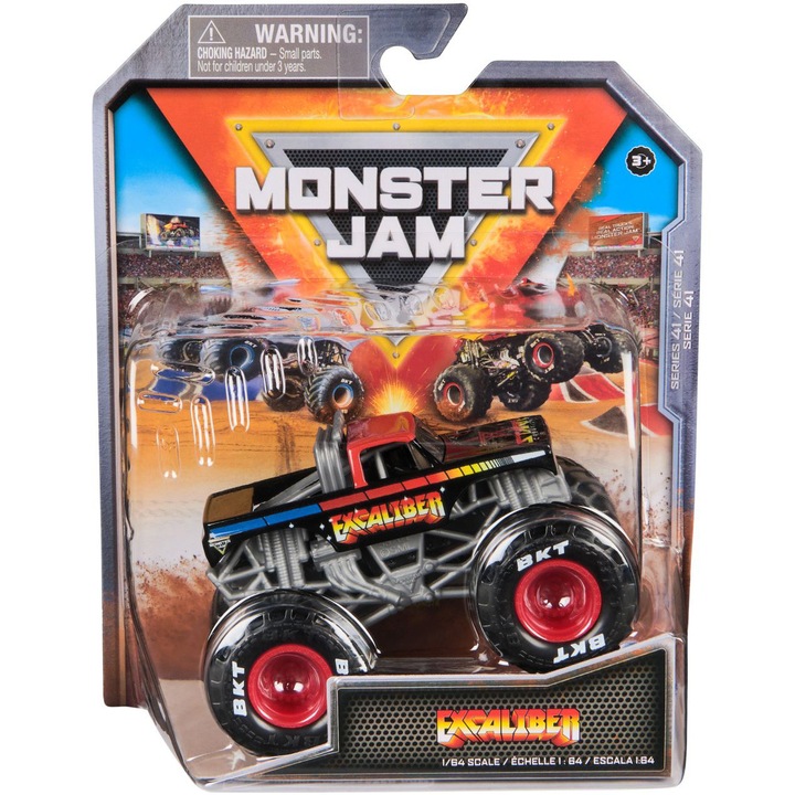 Masinuta Monster Jam - Excaliber, scara 1:64