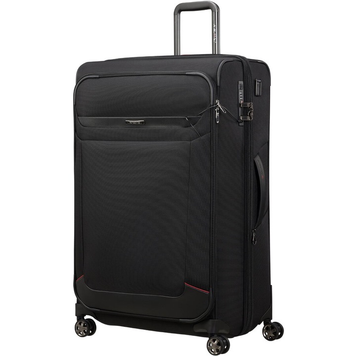 Troler Samsonite, PRO-DLX 6-002, expansiabil, negru, 79x29cm