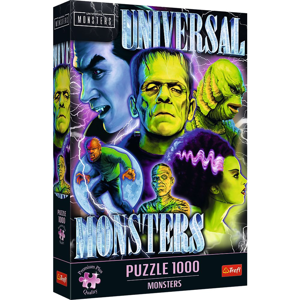 Puzzle Trefl Premium Plus - Universal Monsters, 1000 piese