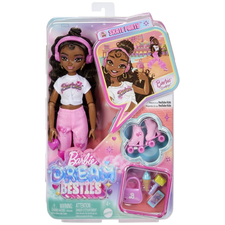 Кукла Barbie Dream Besties, Парти на ролери, Бруклин