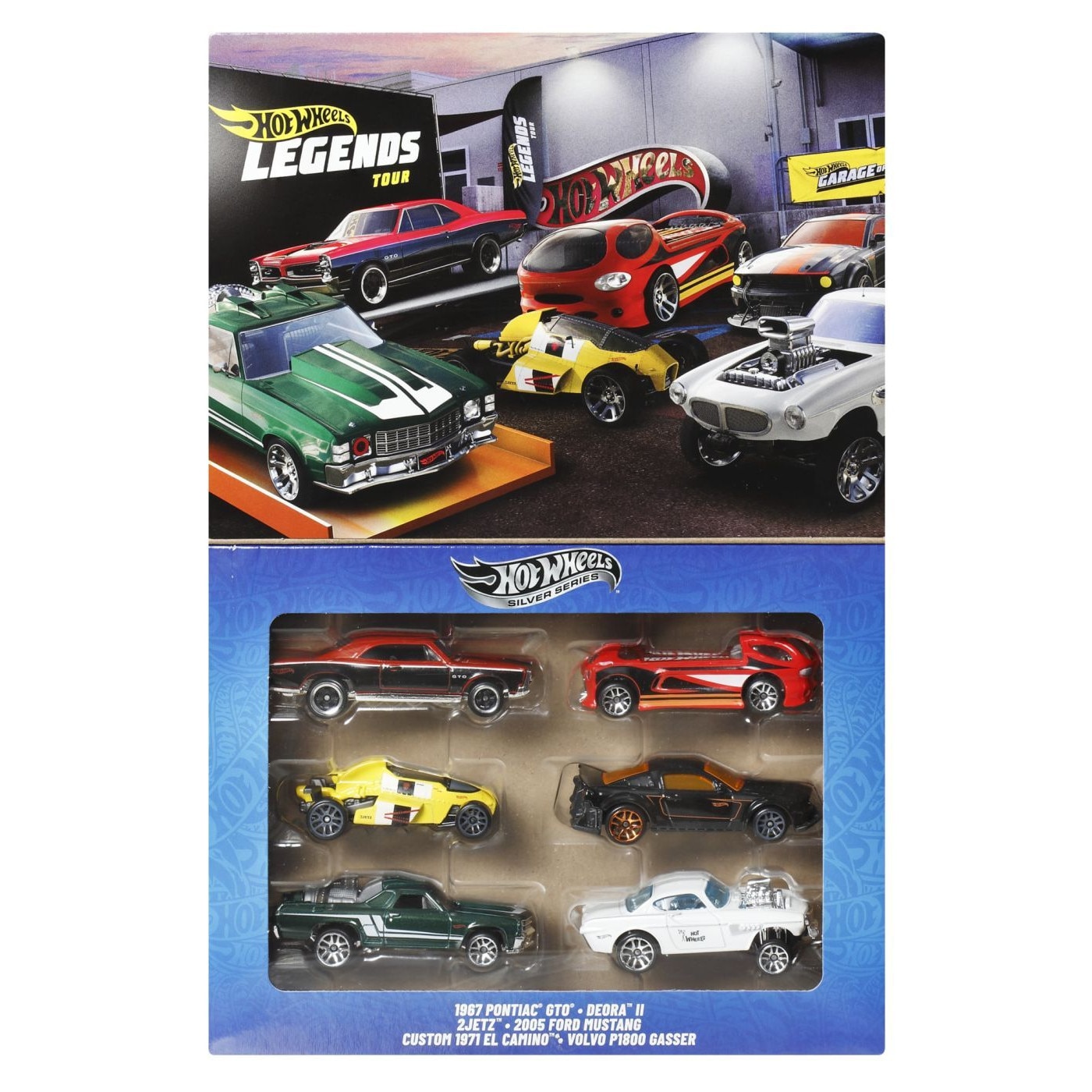 Set 6 masinute Hot Wheels - S Silver, American Style