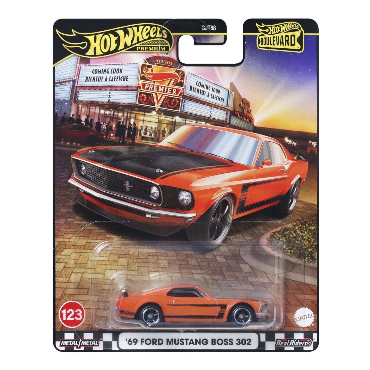 Masinuta metalica Hot Wheels Boulevard - Ford Mustang Boss 302 '69, 1:64