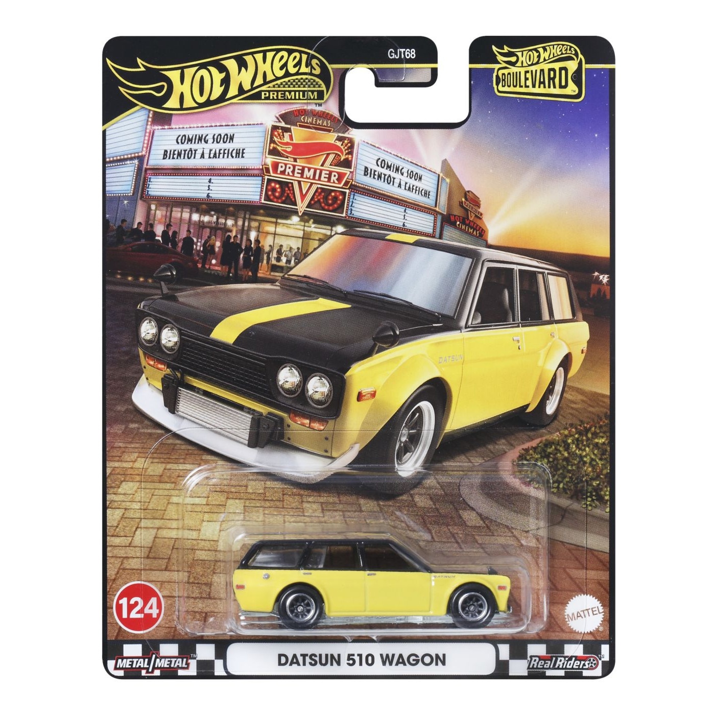 Masinuta metalica Hot Wheels Boulevard - Datsun 510 Wagon, 1:64