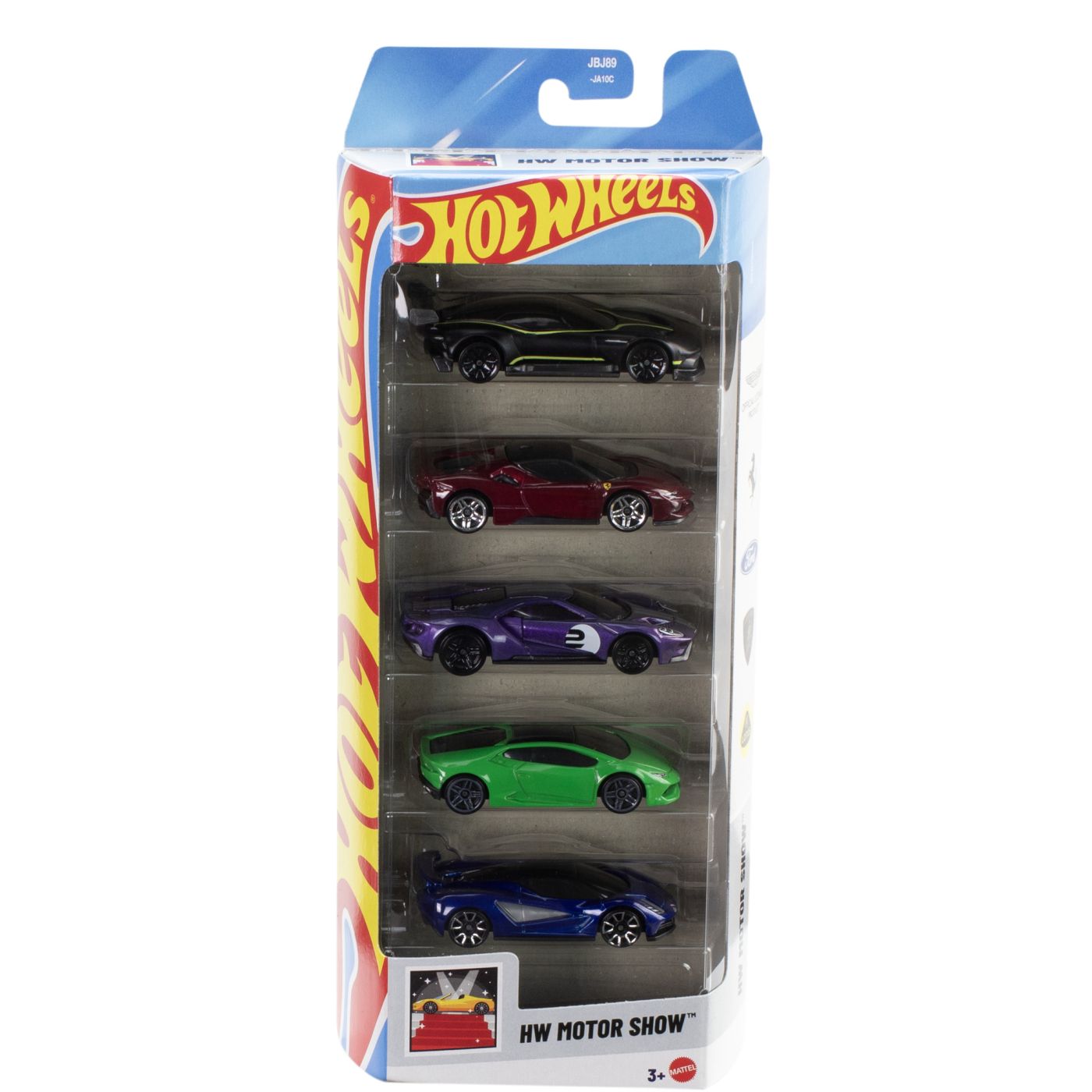 Set 5 masinute Hot Wheels, HW Motor Show