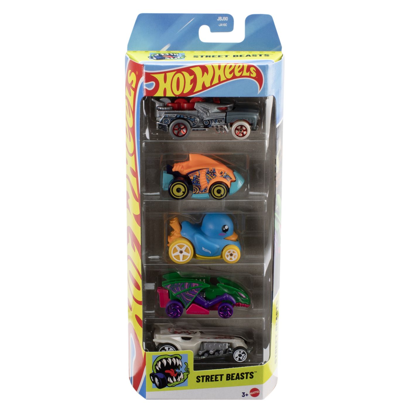 Set 5 masinute Hot Wheels, Street Beasts