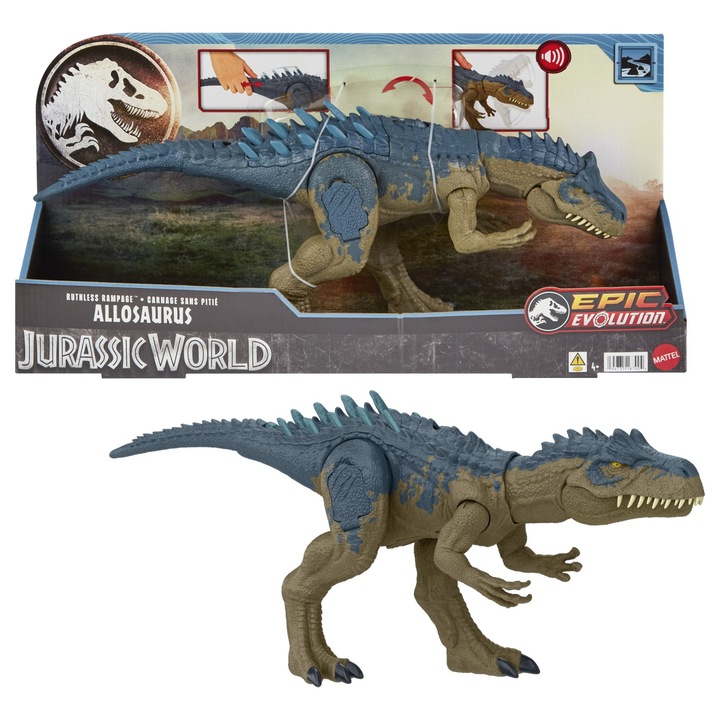 Jurassic World Epic Evolution figura, Allosaurus