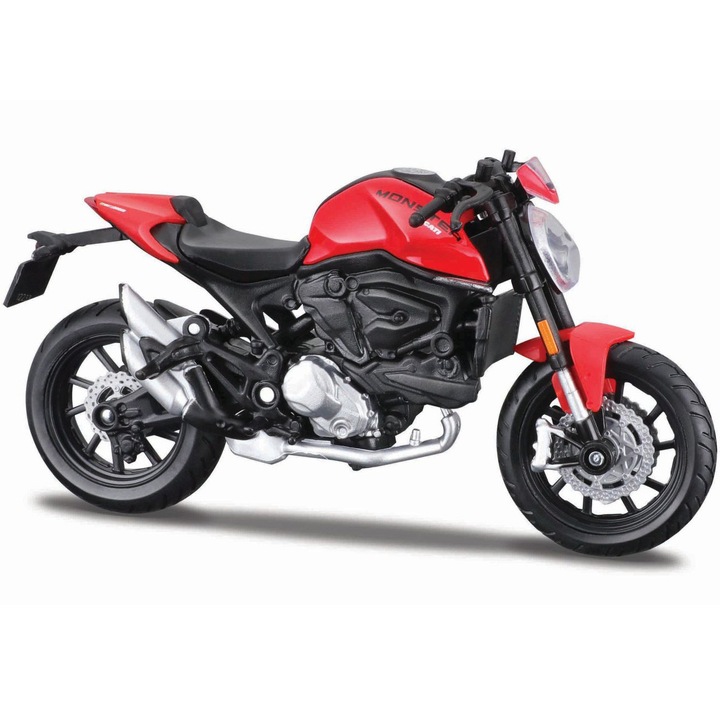 Maisto motorkerékpár - Ducati Monster, állvánnyal, 1:18