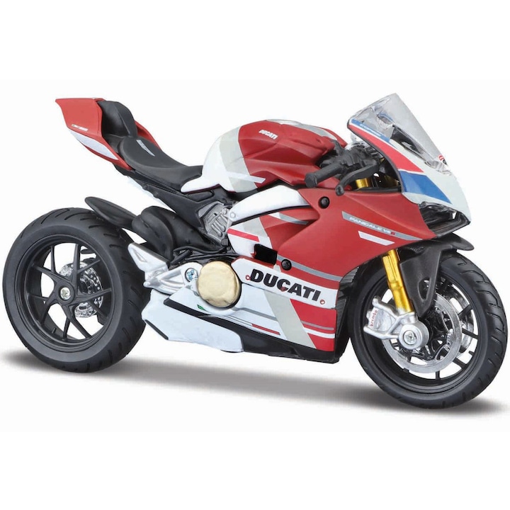 Motocicleta Maisto - Ducati Panigale V4 S Corse, cu stand, 1:18