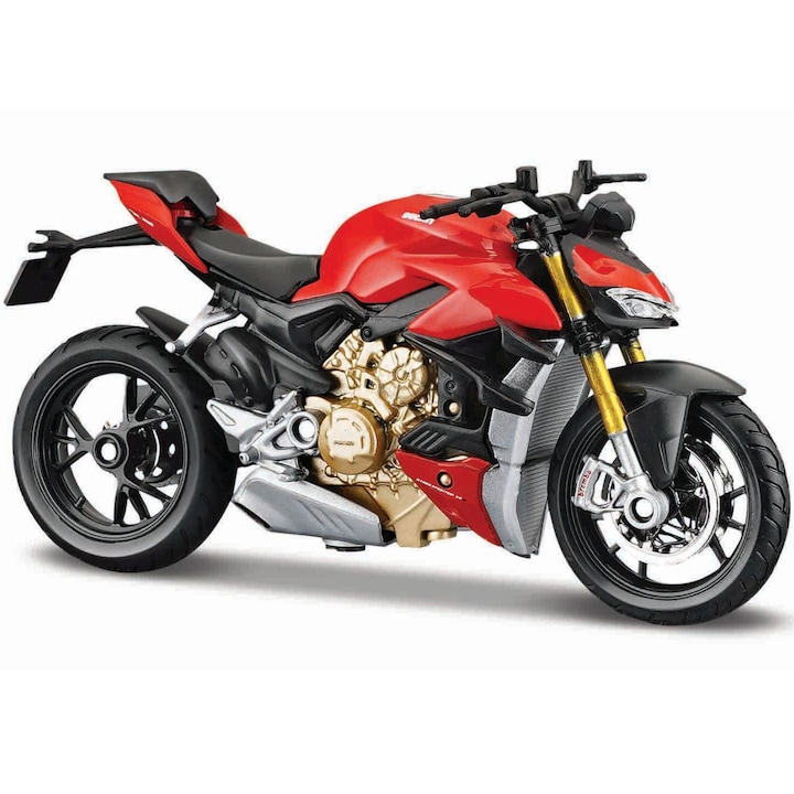 Motocicleta Maisto - Ducati Super Naked, cu stand, 1:18