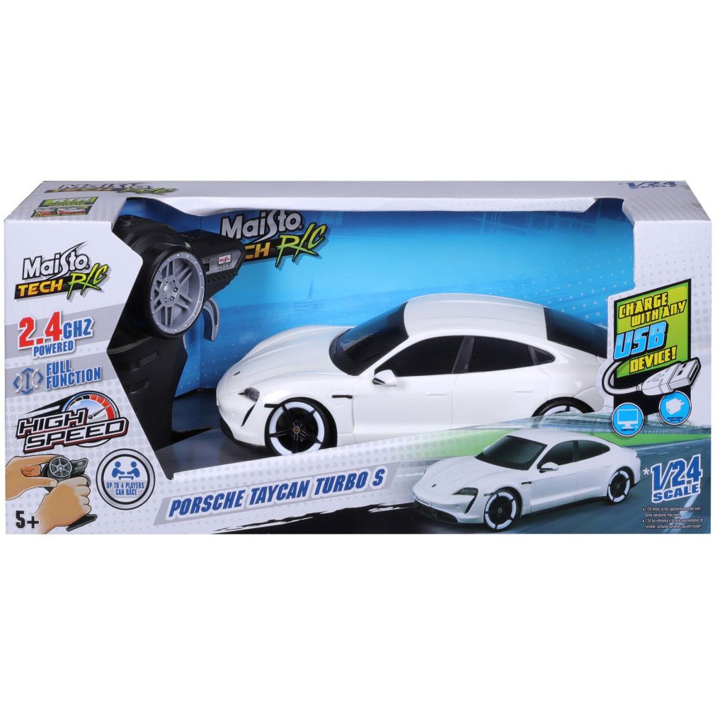 Masinuta Maisto Tech R/C Premium - Porsche Taycan Turbo S, 1:24