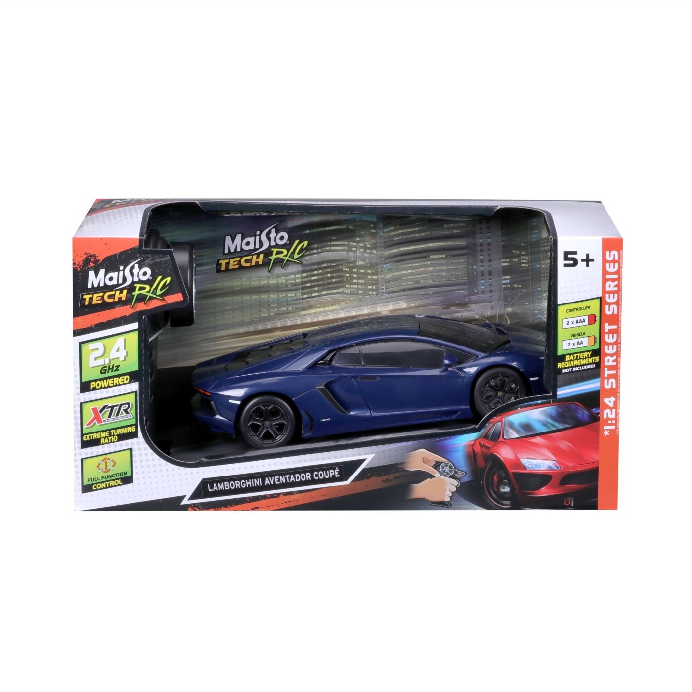 Masinuta Maisto Tech R/C - Lamborghini Aventador Coupe, 1:24
