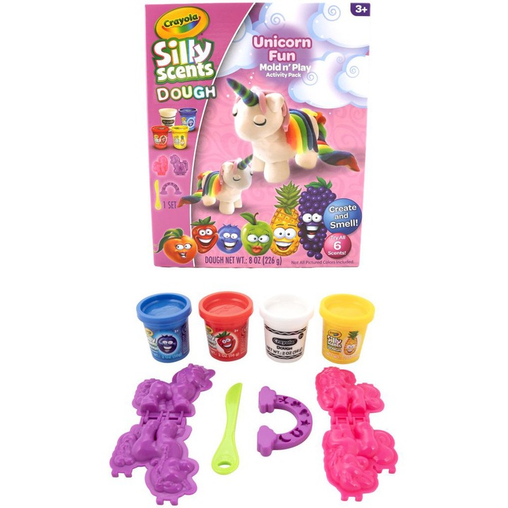 Crayola illatos gyurma szett - Silly Scents, unikornis, kiegészítőkkel