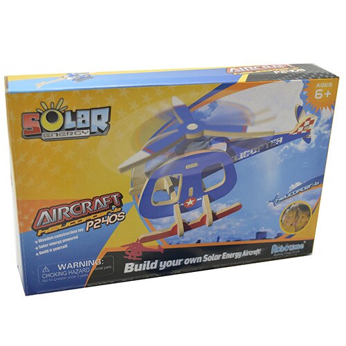 Elicopter solar Kit lemn