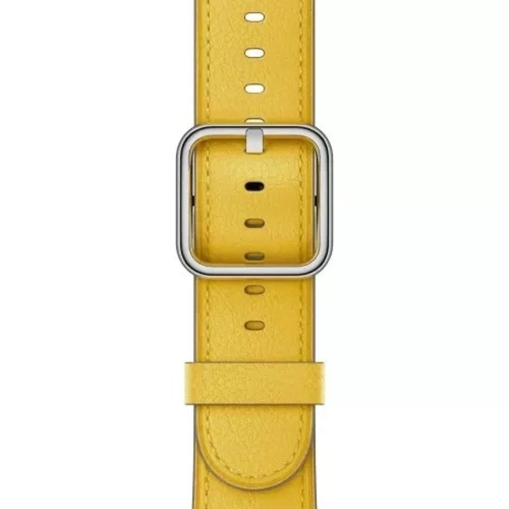 Eredeti szíj Apple Watch SE/9/8/7/6/5/4/3/2/1 - 38/40/41MM Classic Buckle Sunflower Leather
