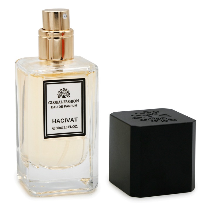 Apa de parfum Global Fashion Hacivat, 30 ml, unisex, note proaspete și lemnoase
