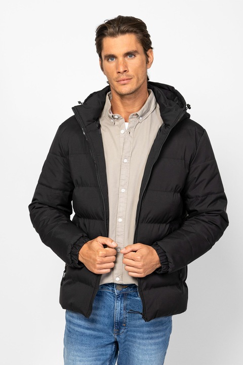 HEAVY TOOLS, Geaca matlasata cu vatelina, Negru