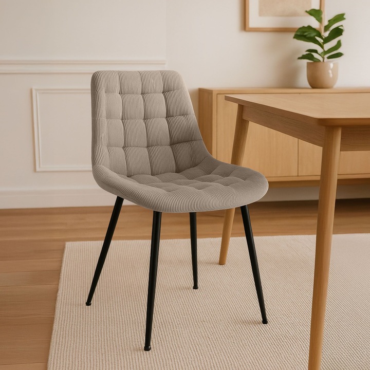 Scaun de masa Sardna Cord taupe