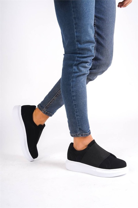 Pantofi pentru bărbați, piele întoarsă, Base, 407114, negru, 44