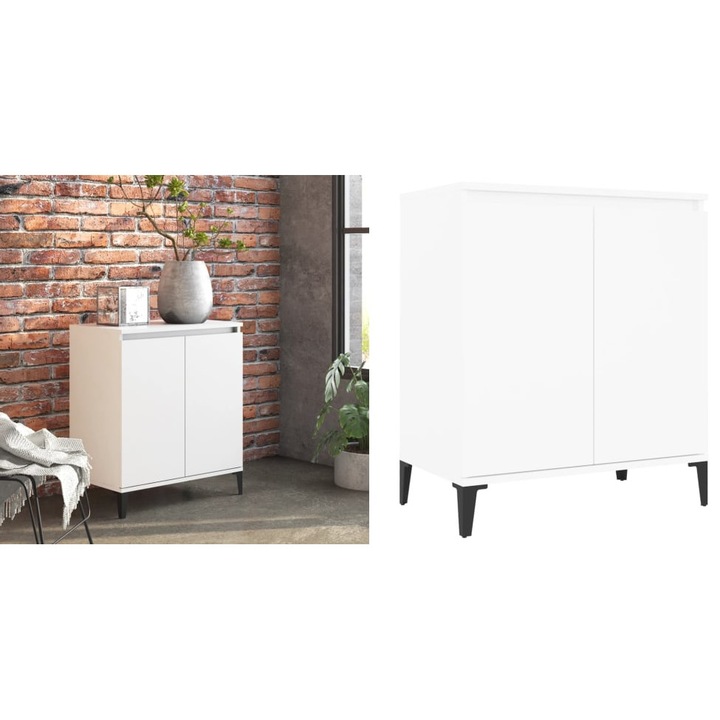 Servanta, alb, 60x35x70 cm