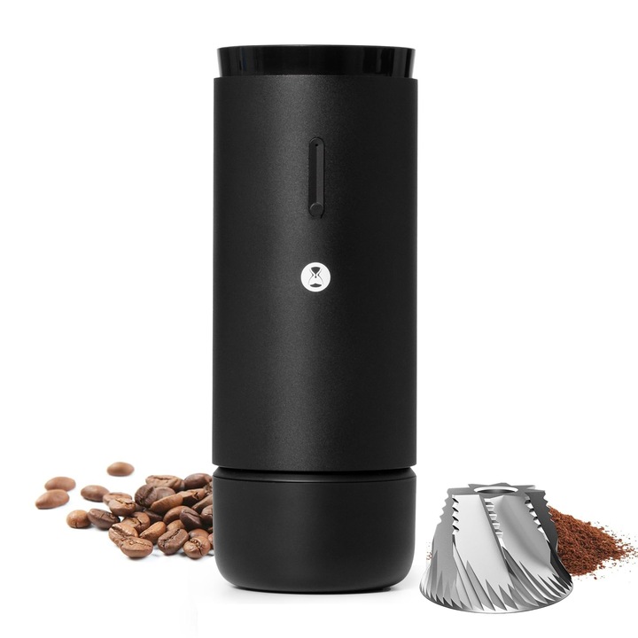 TIMEMORE rasnita de cafea, rasnita de cafea electrica portabila cu rasnita octogonala brevetata S2C-042-EI, 30 de niveluri de macinare pentru espresso/toarna/oala de presare/oala de moka, rasnita compacta de fasole pentru uz casnic