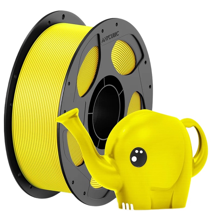 Филамент, Anycubic PETG, 1кг, Жълт, за 3D принтер