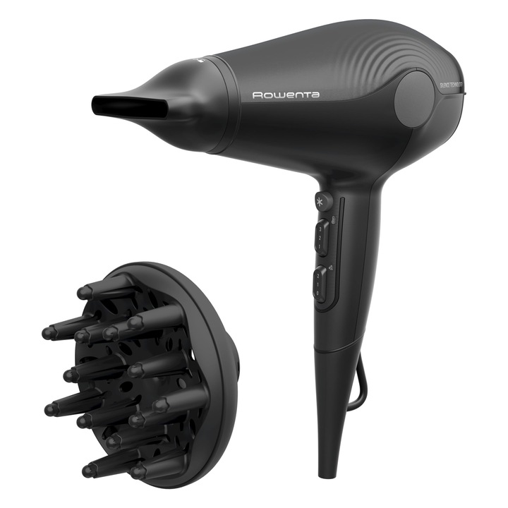 Rowenta Ultrasilence Rendkívül Halk Hajszárító, 2100 W Az Erőteljes Légáramlásért, Antisztatikus Ionokat Generáló Technológia, Kompakt, Könnyű, Cv6430F0